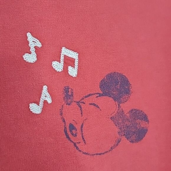Disney The One & Only Mickey Mouse Long Sleeve Embroidered  Shirt Size Medium - Picture 3 of 6